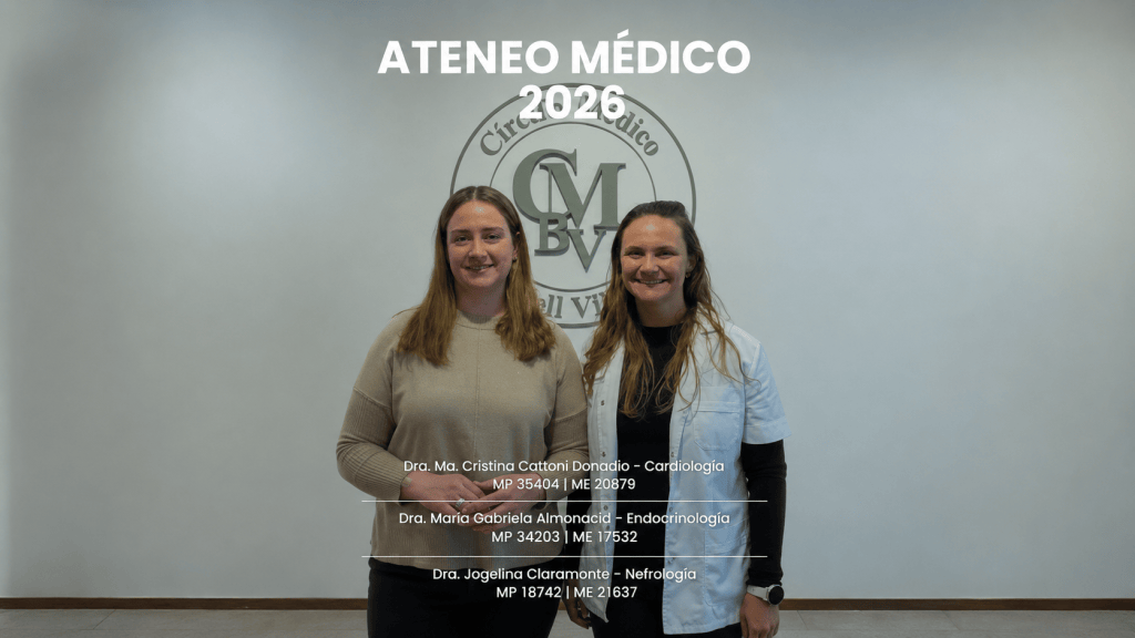 Presentación del nuevo ciclo de Ateneos Médicos organizado por el Círculo Médico de Bell Ville para profesionales de la salud.
