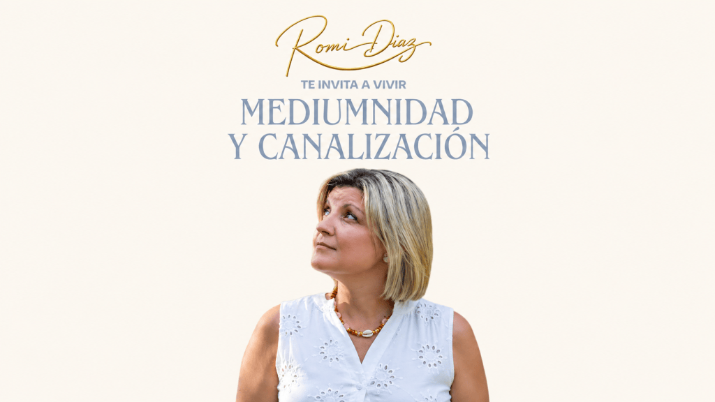 Retrato de Romina Díaz, quien presentará su propuesta de mediumnidad y canalización en Bell Ville.